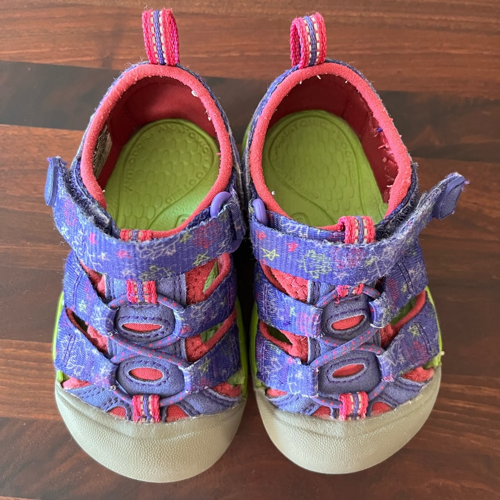 Keen Liberty Monsters Sandals.  Baby Newport H2 Water Shoes. Toddler size 5.